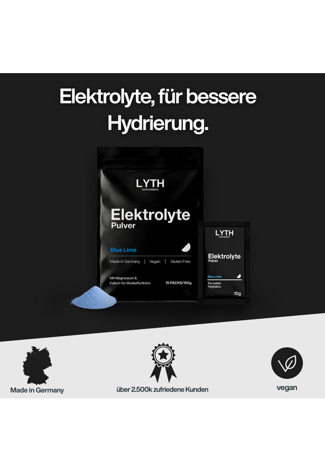 LYTH Elekrolyte Pulver- Blue Lime